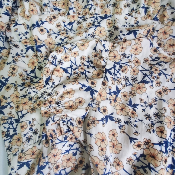SHEIN Ruffle Hem Allover Floral A-Line Dress size S - Picture 15 of 16